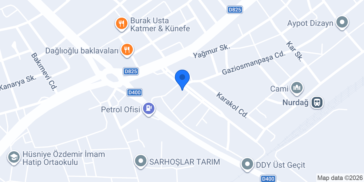 Karalar Ticaret konumu