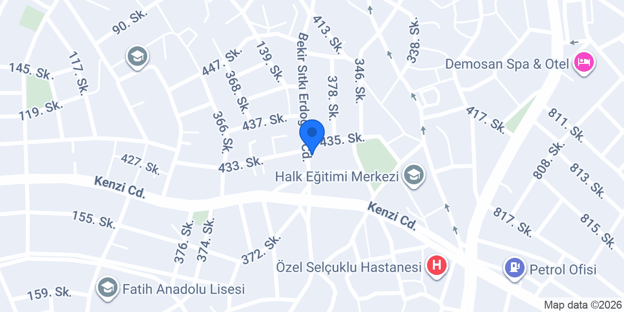 KARAMAN MÜHENDİSLİK DOĞALGAZ konumu