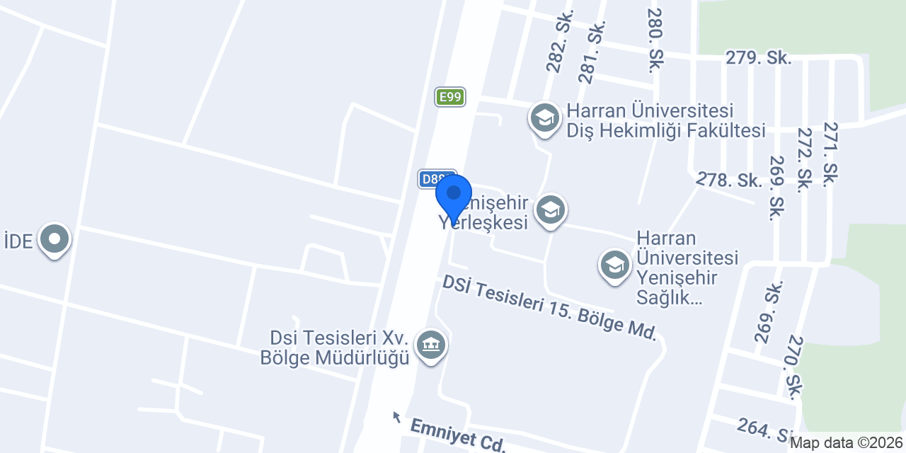 Ptt-harran Üniversitesi Şubesi konumu