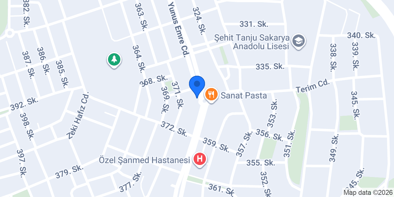 Sevgi Çiçekçilik konumu