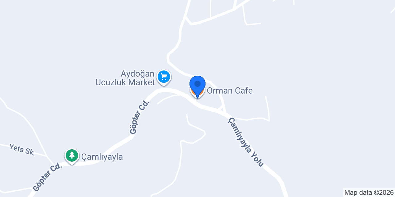 Orman Cafe konumu