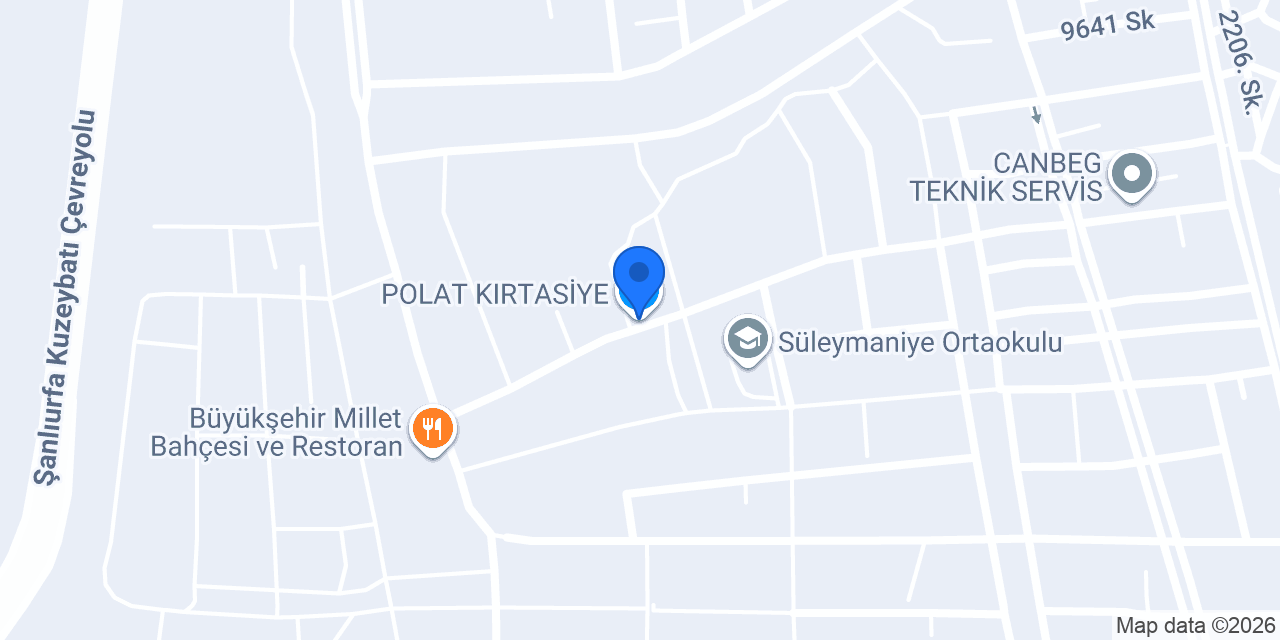 POLAT KIRTASİYE konumu