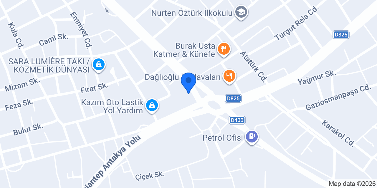 Yılmazlar Dekor konumu