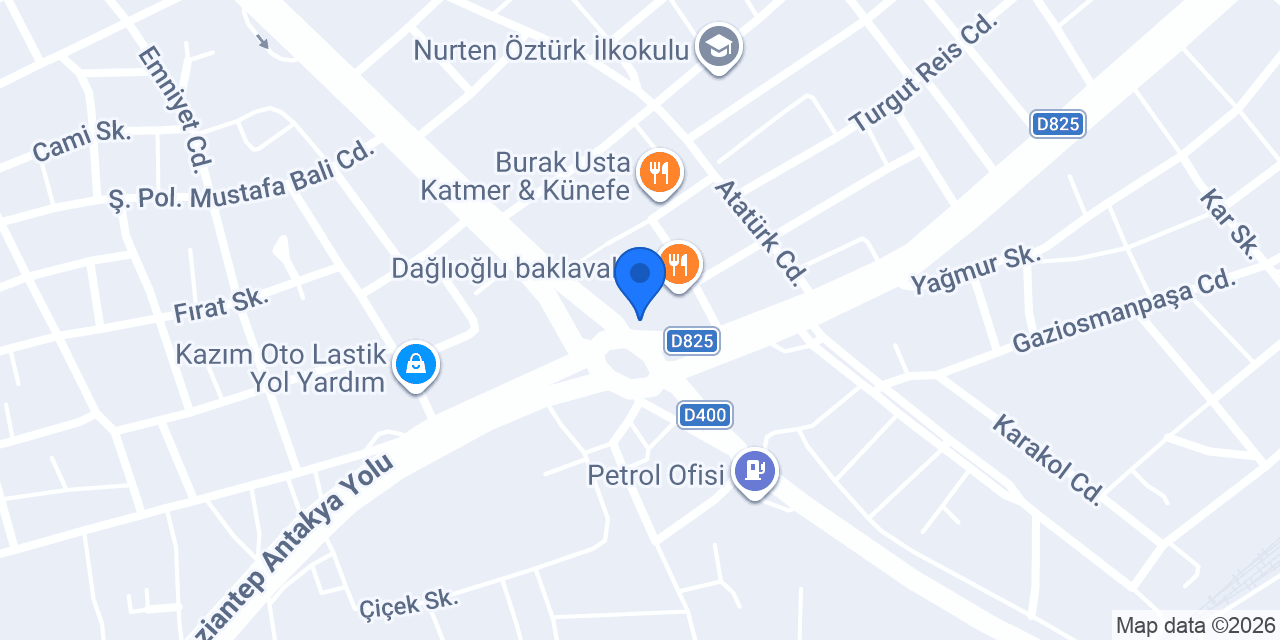Onmer Restaurant konumu