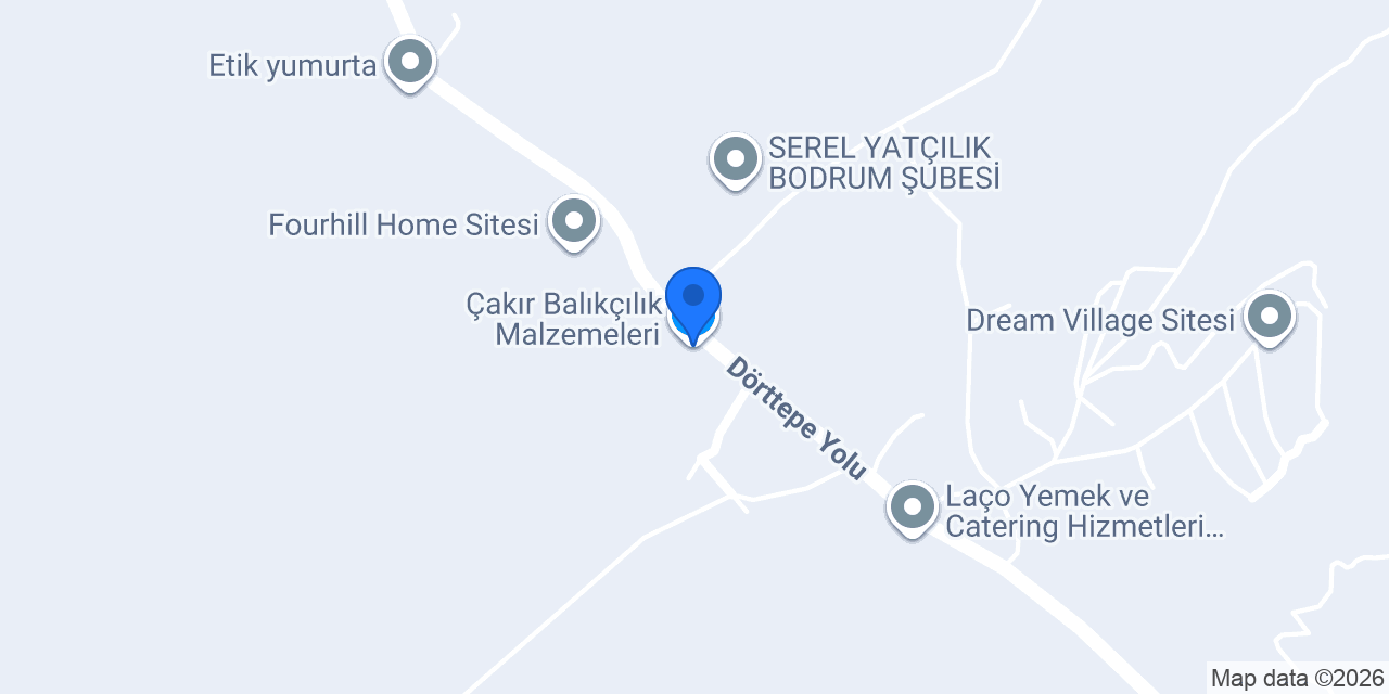 Çakır Balıkçılık Malzemeleri konumu