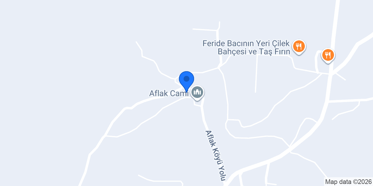 Aflak Köyü Muhtarlığı konumu