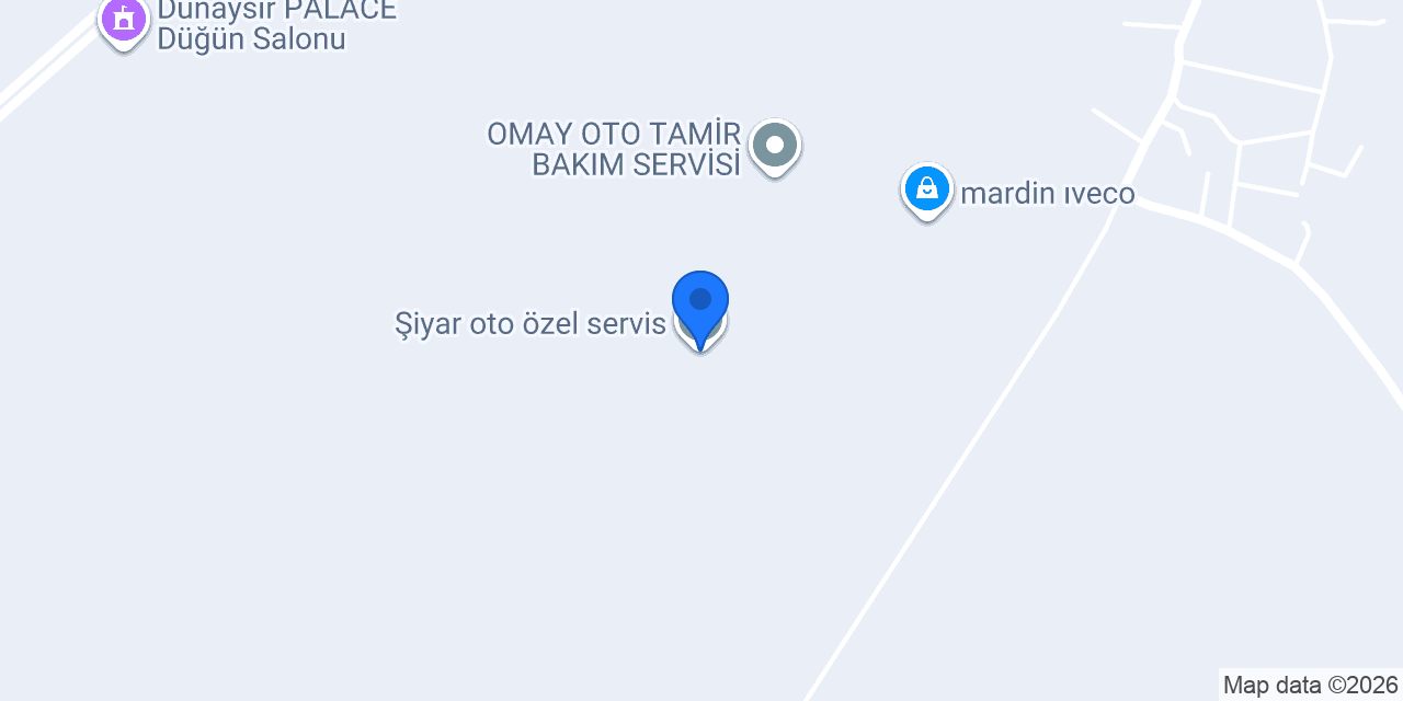 Şiyar oto özel servis konumu