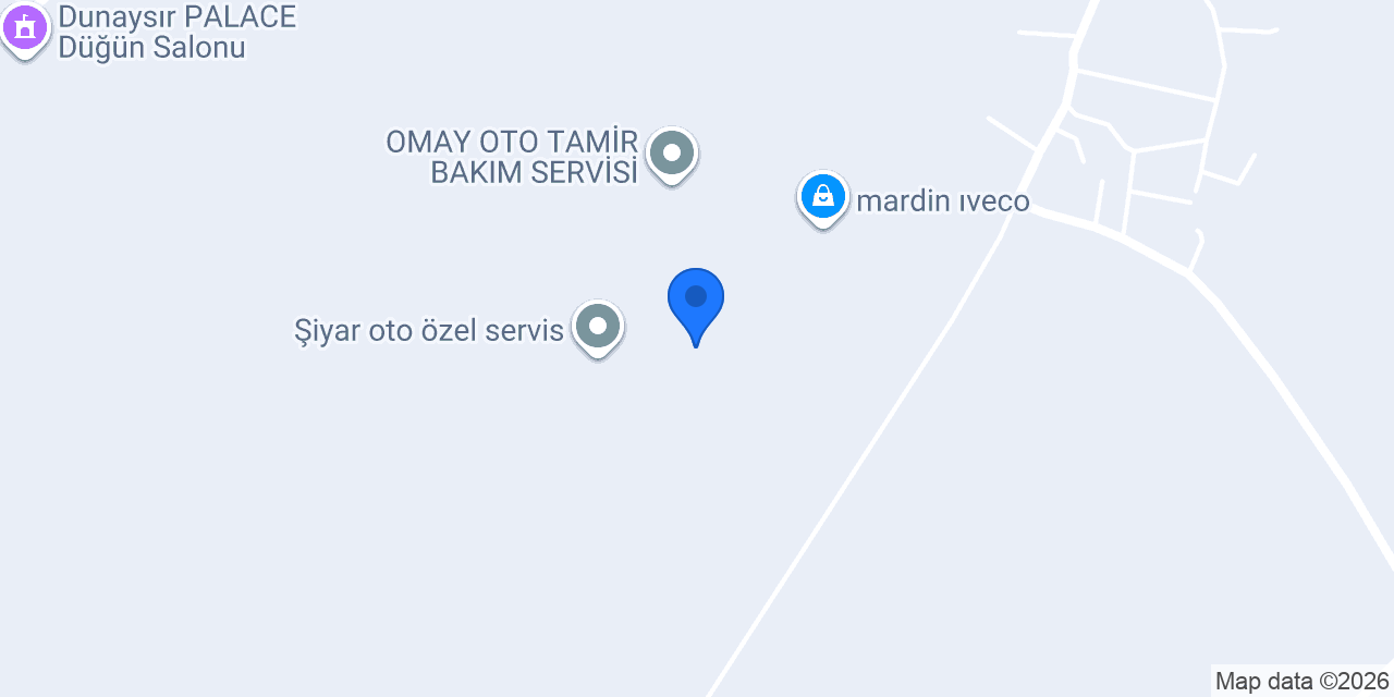 KAYIR torna ve kaynak atölyesi konumu