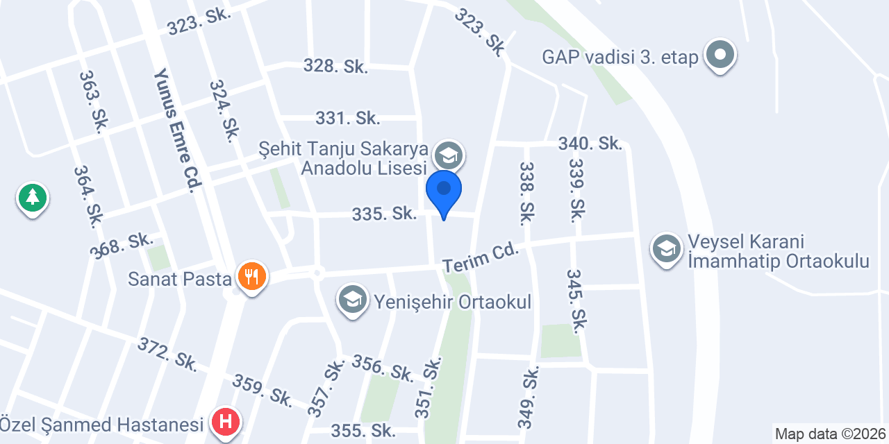 Şanlıurfa Umut Kervanı konumu