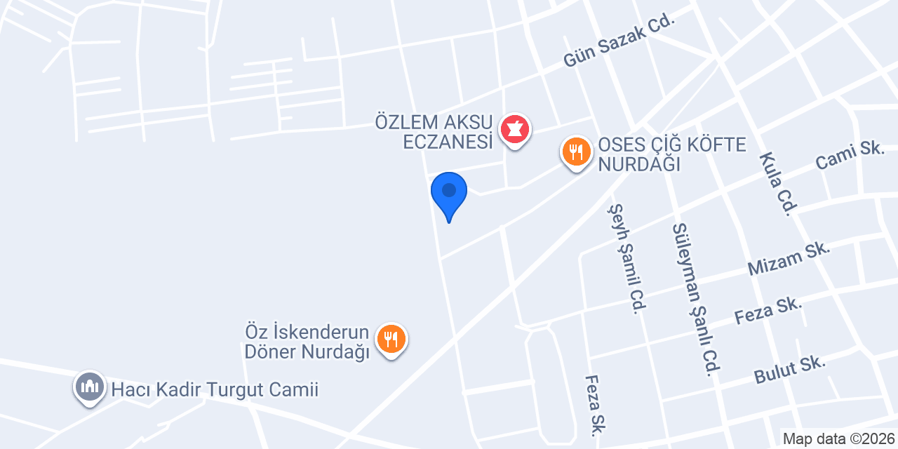 Kübra butik pasta konumu