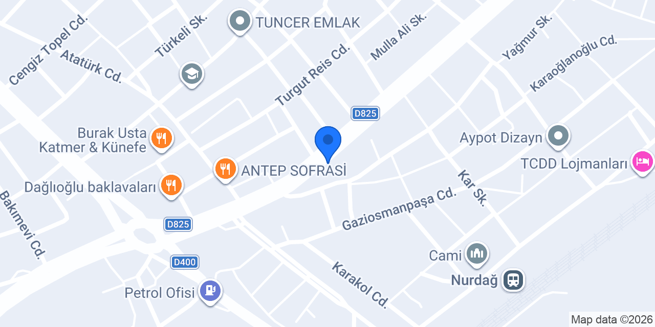 Örnek Otomotiv konumu