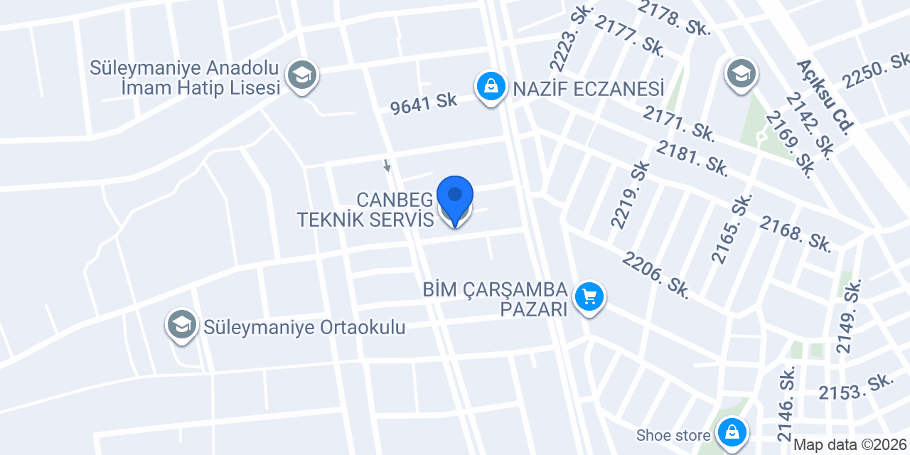 CANBEG TEKNİK SERVİS konumu