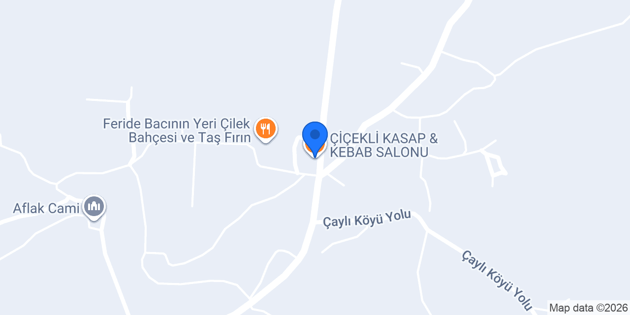 ÇİÇEKLİ KASAP & KEBAB SALONU konumu