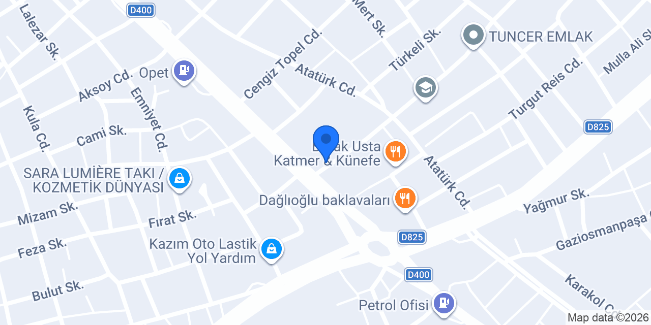 SİMİTHAN ( LEZZET DURAĞI ) konumu
