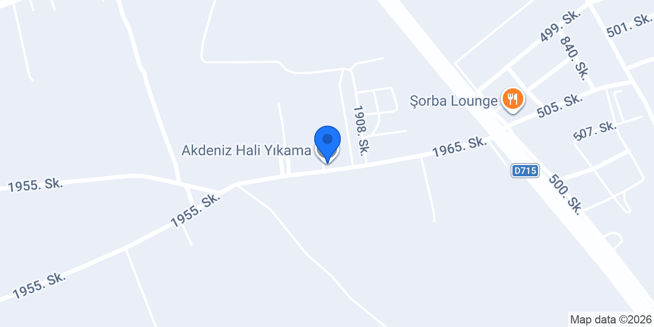 Akdeniz Hali Yıkama konumu