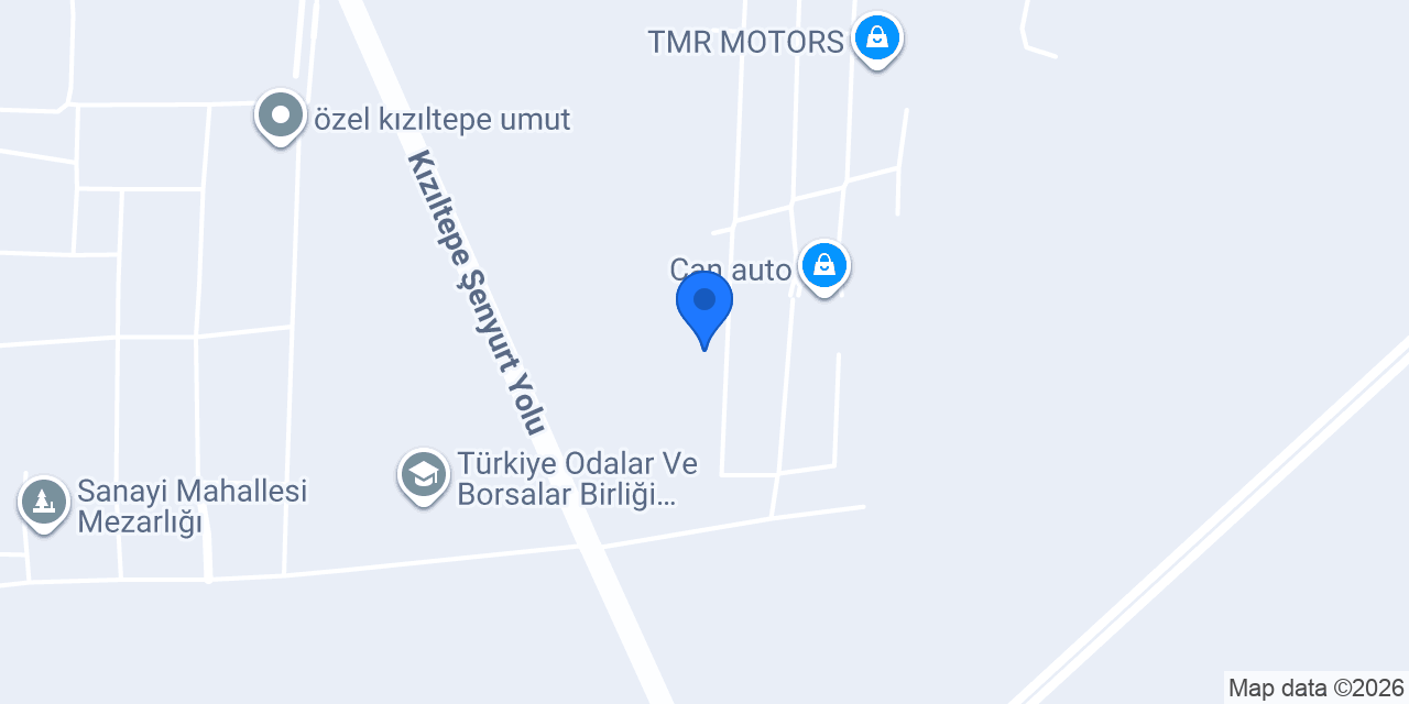 YAMANLAR AUTO konumu