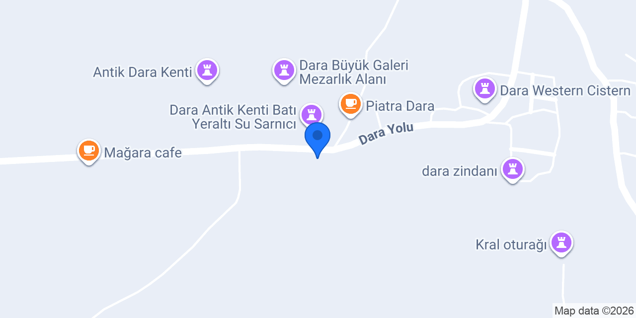 Dara mozaik kafe konumu