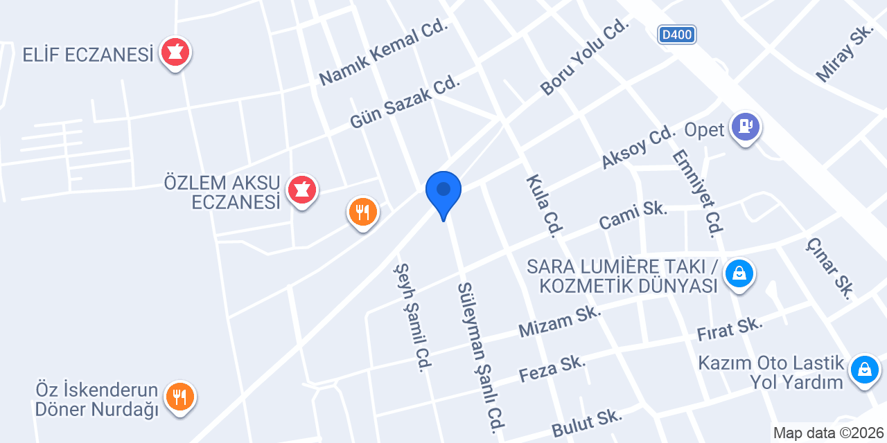 Memoş erkek kuaförü konumu