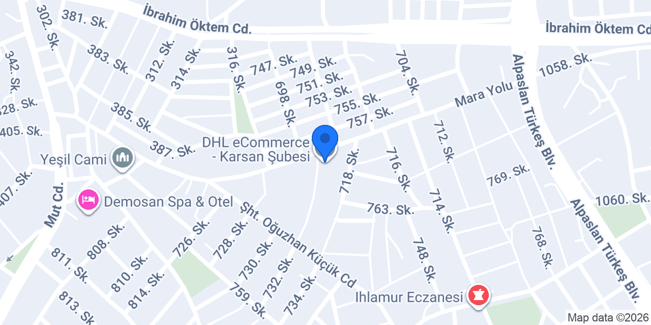 DHL eCommerce - Karsan Şubesi konumu