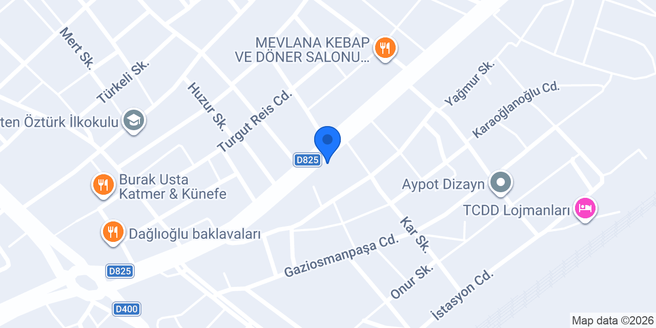 Ateşoğlu Otomotiv 2 konumu