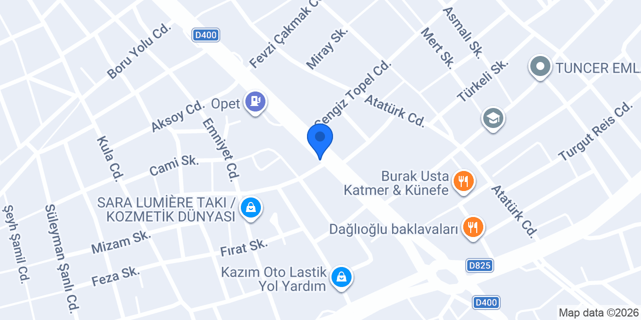 Postallı Otomotiv konumu