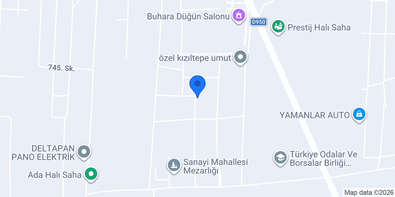 ÇETİN DEKORASYON konumu