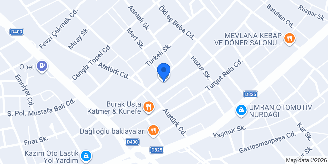 Nurten Öztürk İlkokulu konumu