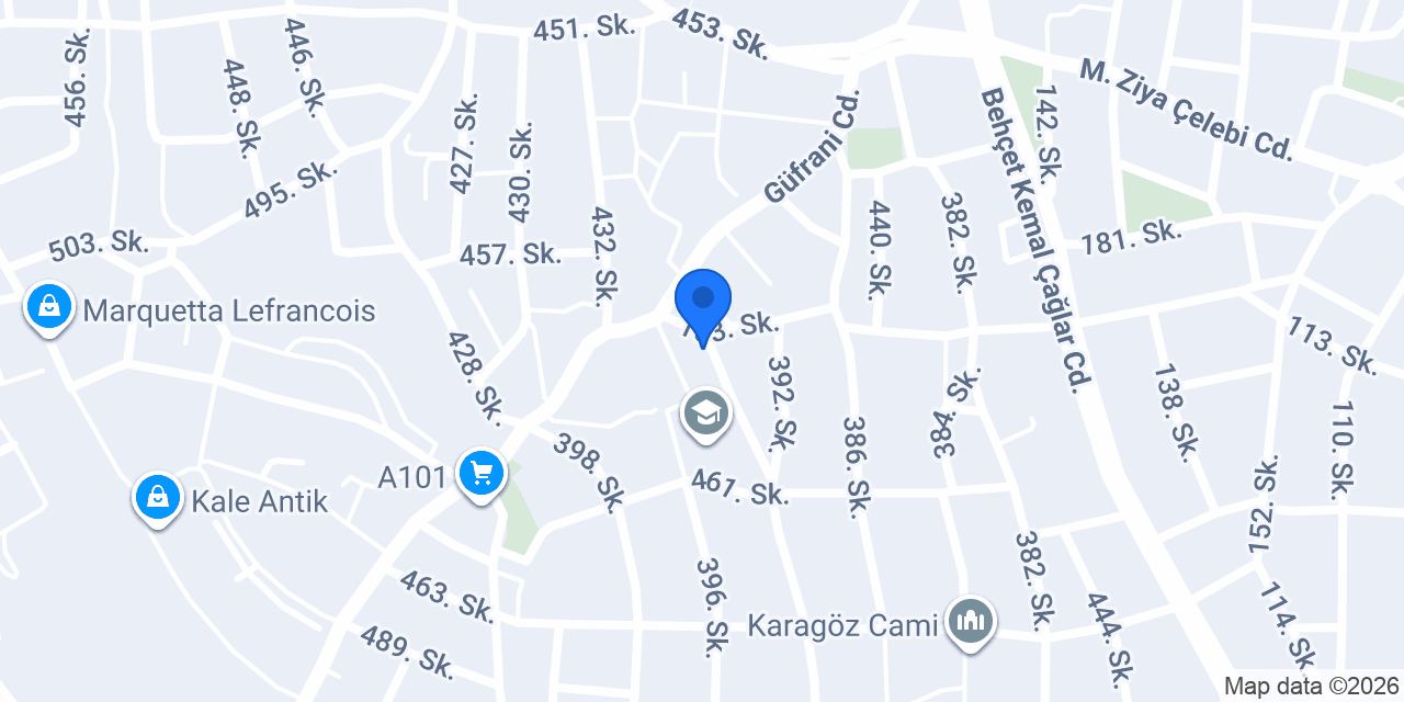 Baştuğ Sanat Akademi konumu