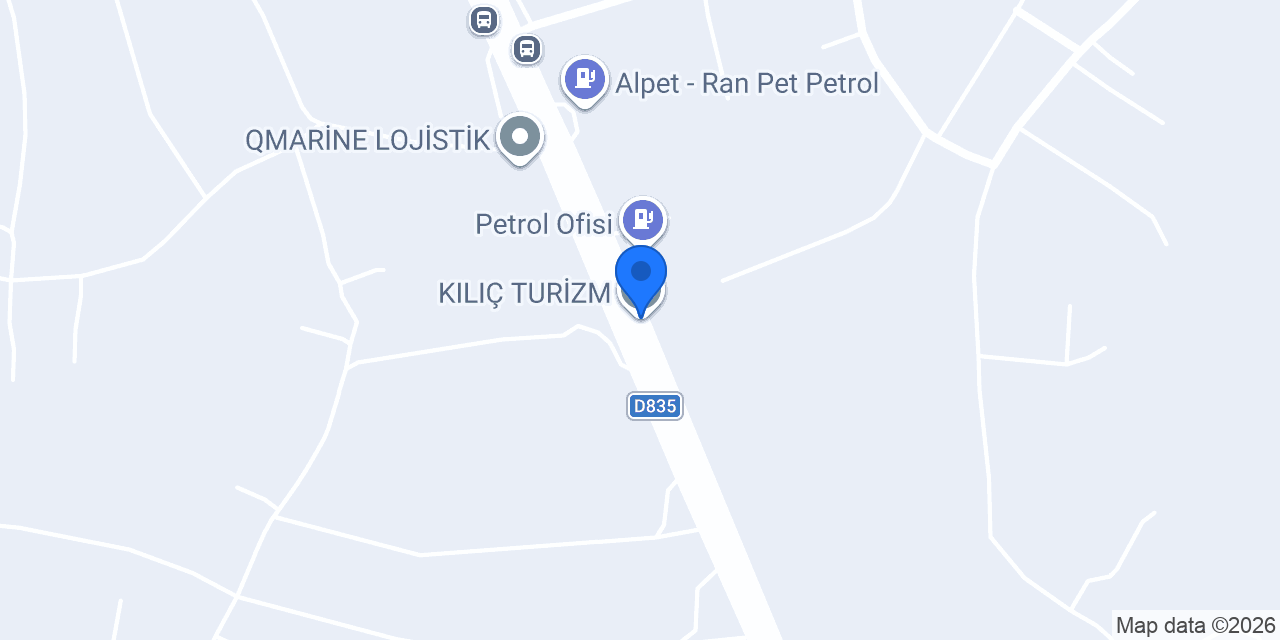 KILIÇ TURİZM konumu