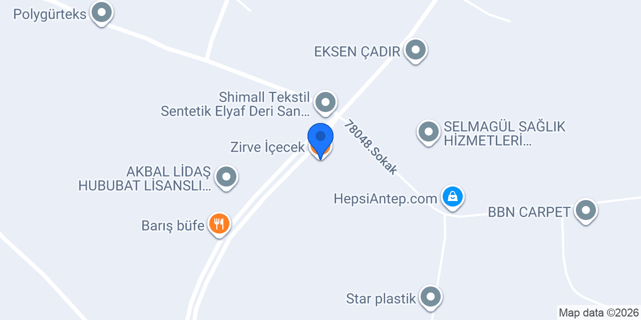 Zirve İçecek konumu