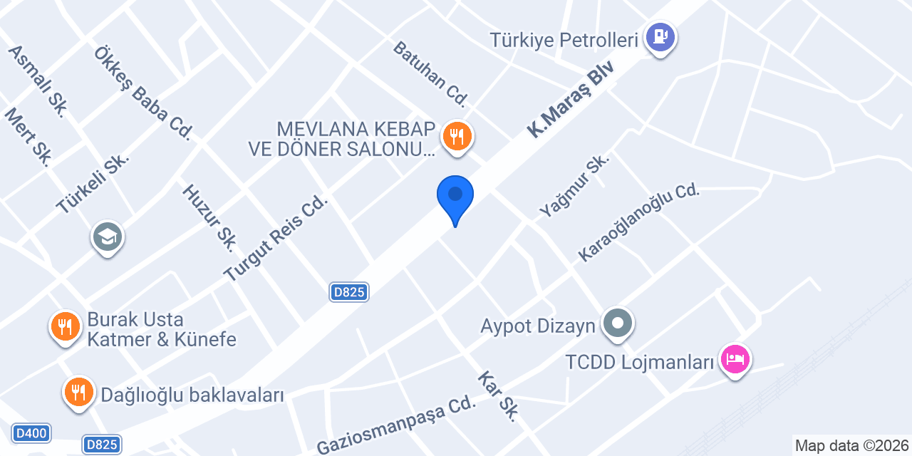 Atmaca Auto konumu