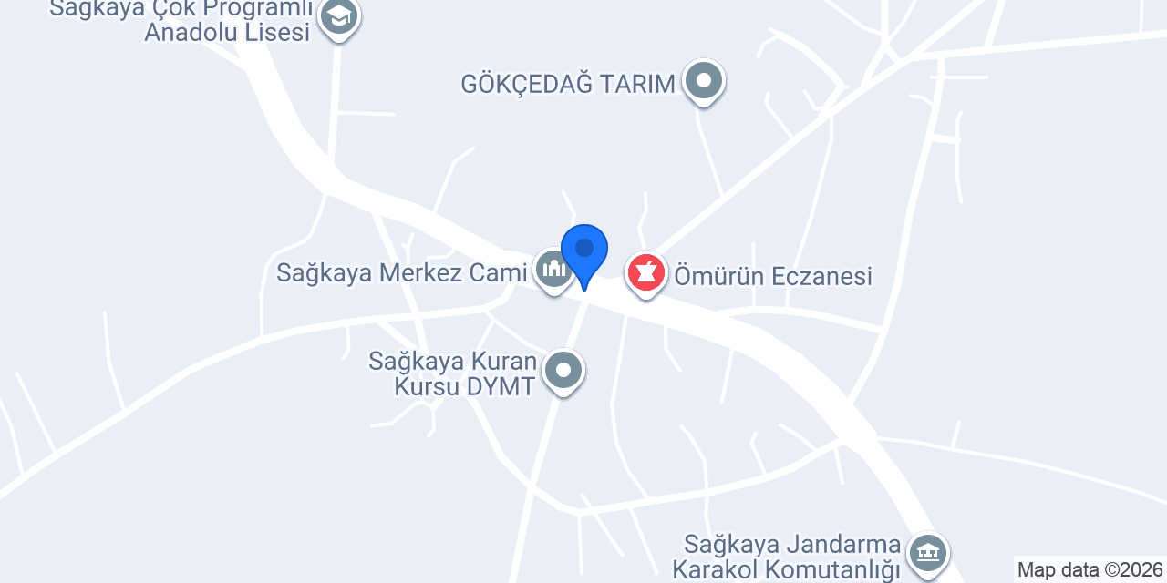 Sağkaya Aile Sağlığı Merkezi konumu
