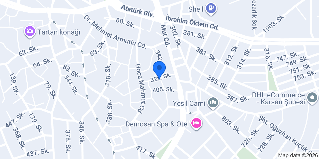 DANIŞ ORGANİZASYON konumu