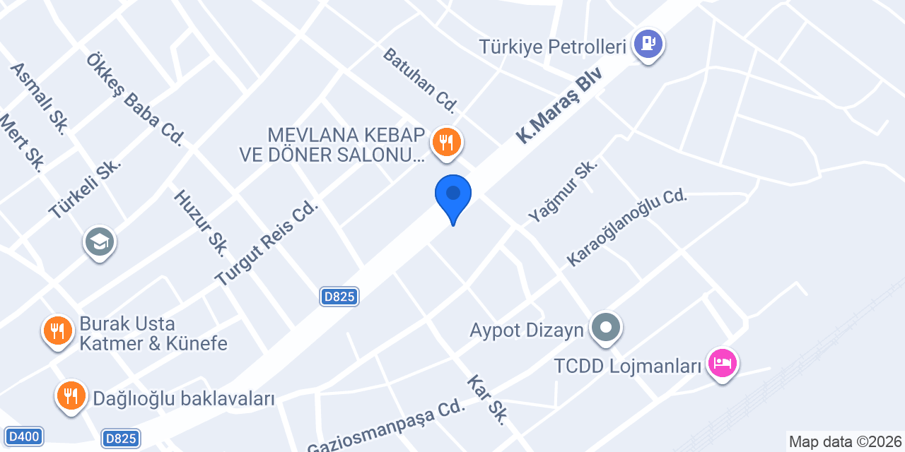 Alaaddin Otomotiv konumu