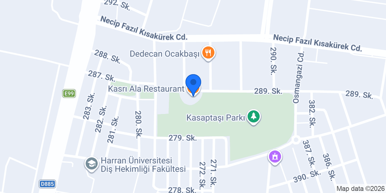 Kasrı Ala Restaurant konumu