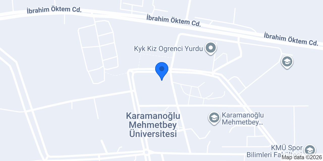 KMÜ Bilgi İşlem Daire Başkanlığı konumu