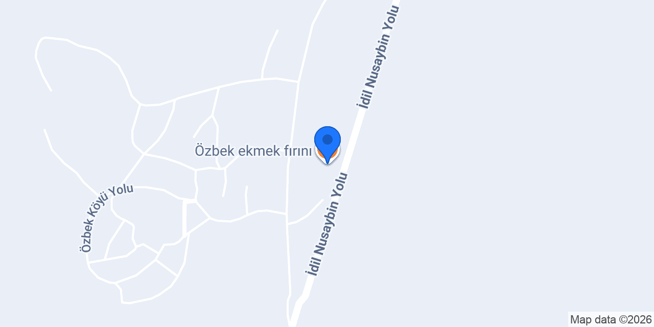 Özbek ekmek fırını konumu