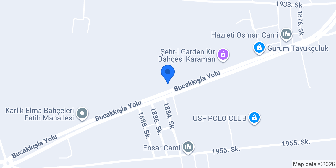Köseoğlu inşaat malzemeleri konumu