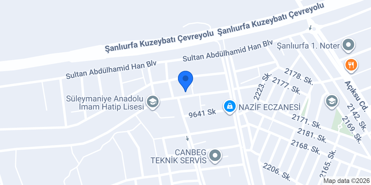 ANADOLU CAM konumu