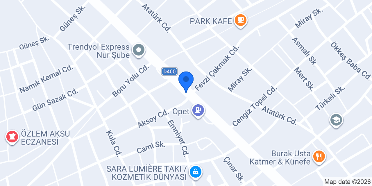 Hisar İlköğretim Okulu konumu