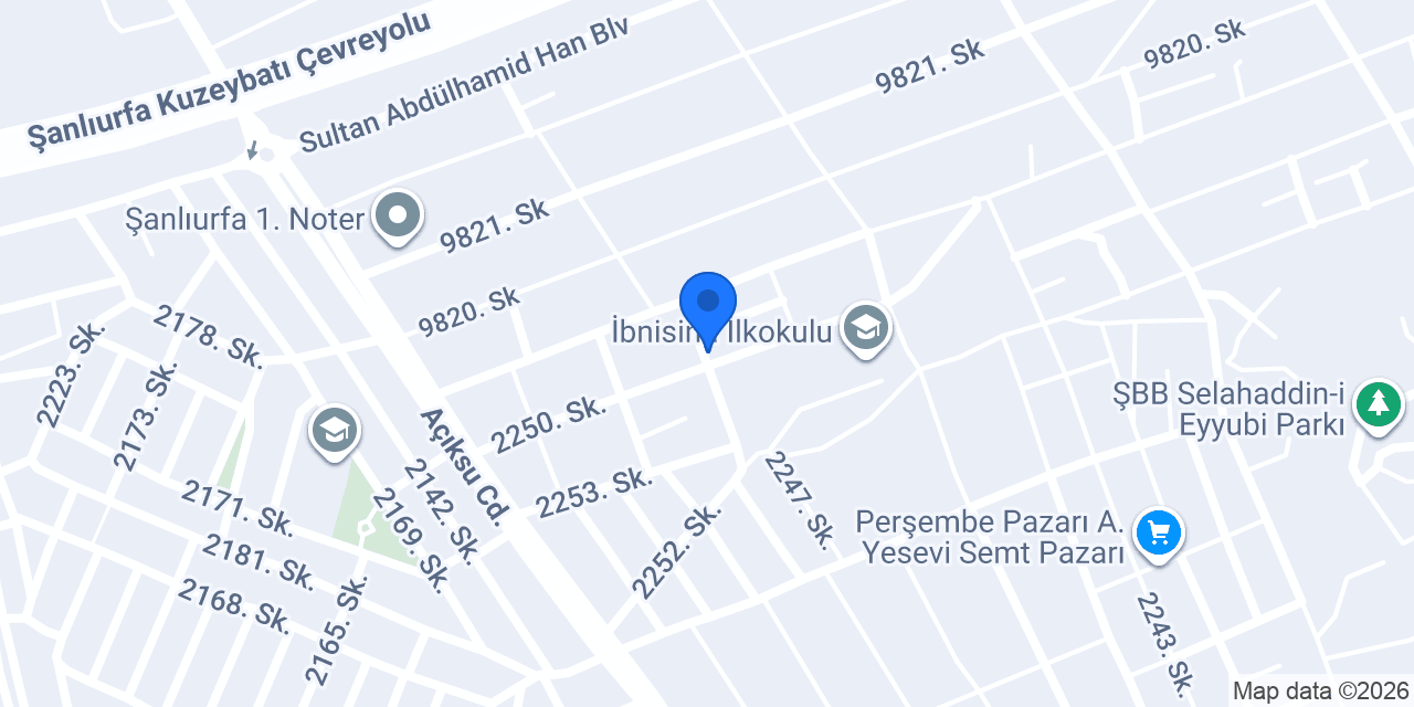 AYCAN EMLAK Şanliurfa konumu