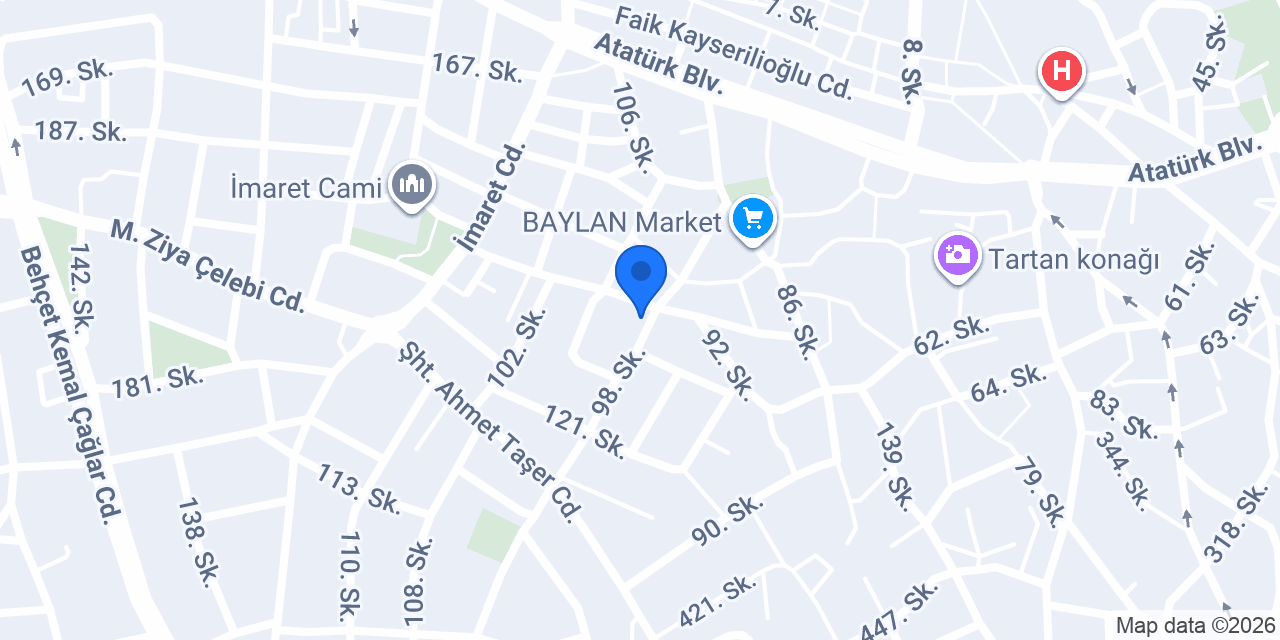 Diş Hekimi Muhammet Zorlu konumu