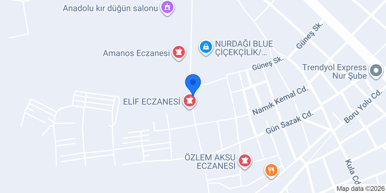 MERVE ÇİÇEKÇİLİK ( NURDAĞI) konumu