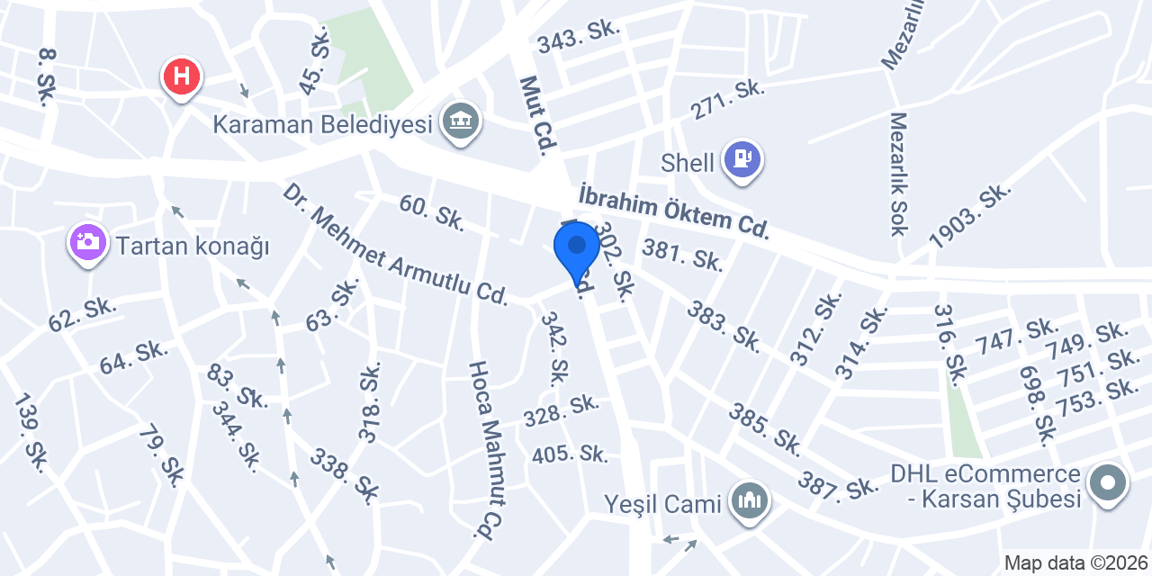 Özhas Soğutma konumu
