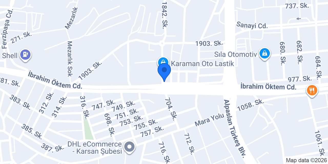Keleş Oto Lastik konumu
