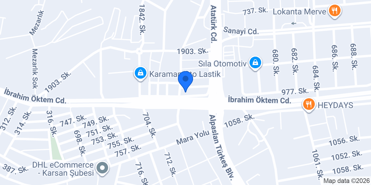 Akm Akkoca Mimarlık konumu