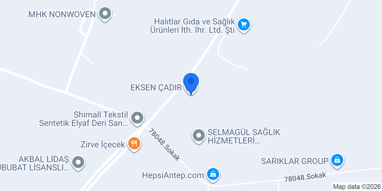EKSEN ÇADIR konumu