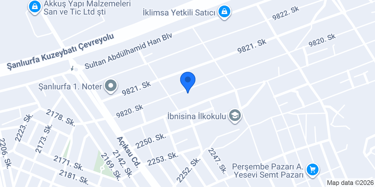 Urfa boya konumu