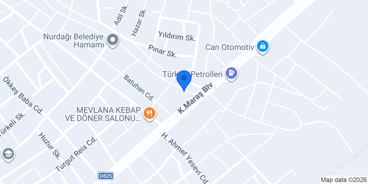 Akıncıoğlu Otomotiv konumu