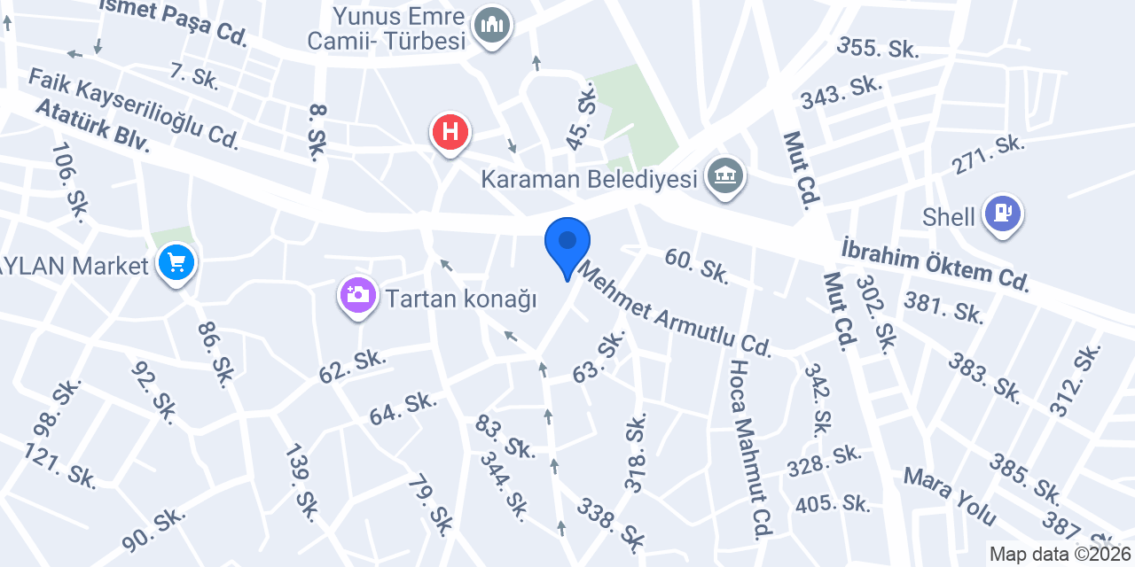 KARADUMAN İNŞAAT konumu